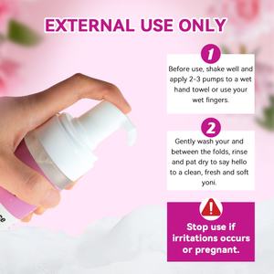 Chinaherbs Lavage vaginal à l'acide borique naturel pour femmes Ingrédients doux Favorisant l'hydratation naturelle Nettoyage Gel de lavage moussant Yoni - Product Image 3