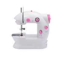 Machine à coudre électrique domestique multifonctionnelle compacte 202 Mini pour tissus épais, avec pied presseur, prix de gros