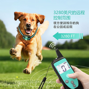 Smart Pet <b>Remote</b> Dog Trainer P20 Large Screen Led <b>Light</b> Bark <b>Control</b> Anti-Bark Training Collar - Product Image 4