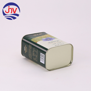 Emballage d'huile comestible rectangulaire 500 ml, boîte en métal pour huile d'olive avec impression personnalisée - Product Image 5