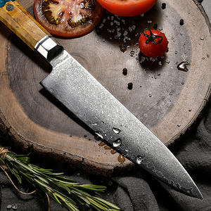 VG10 67 طقم سكاكين مطبخ ياباني طقم سكين دمشقي مجموعة سكين دمشقي من الصلب ذو مقبض أزرق - Product Image 5