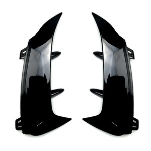 Mercedes-Benz A-Class W177 Rear Bumper Canard Piano Black Carbon Fiber Texture Retrofit Upgrade Parts - Product Image 1