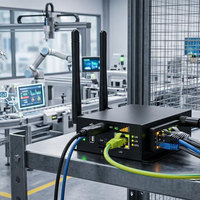 Computadora Industrial IoT sin Ventilador ARK-1124U, Celeron N3350 de Doble Núcleo, Doble LAN, RS232, RS485, PC de Automatización