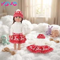 MSYO Ensemble de vêtements d'hiver pour petite poupée de 18 pouces, jouet en PVC et plastique
