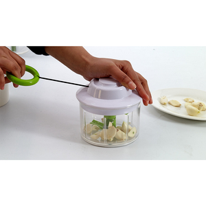 Muestra <span class=keywords><strong>gratis</strong></span> útil herramienta de cocina eficiente mano tirar manual vegetal de cebolla comida helicóptero - Product Image 4
