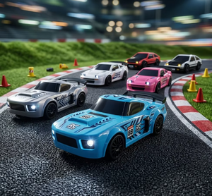 Voiture de course RC 4x4 à l'échelle 1:24 Genetic Speed avec LED lumineuses de nuit, jouet télécommandé haute performance pour enfants - Product Image 1