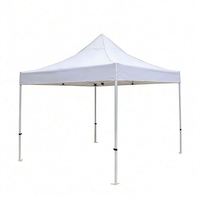 Tente de pavillon extérieure rétractable pop-up portable 3x3, imperméable, en tissu Oxford, avec logo personnalisé, paroi latérale hexagonale pour les fêtes