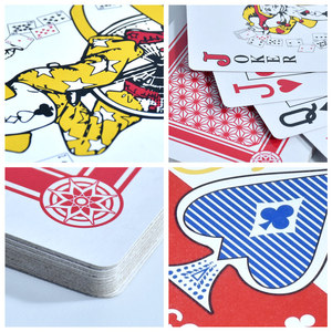 Cartes à jouer 57x87mm, coins arrondis, revêtement plastique, pour jeux de cartes et fêtes - Product Image 4