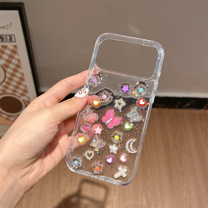 Cầu Vồng Tự Làm PC Bướm Rõ Ràng Điện Thoại Di Động Trường Hợp Đối Với iPhone 17 Không Khí 16 15 Pro Max Đáng Yêu Hoa Trong Suốt Dễ Thương TPU Cover Quay Lại - Product Image 5