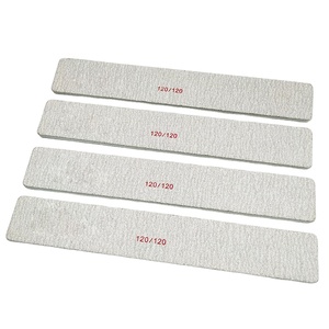 Lima de uñas de metal de espuma de media luna impresa personalizada lima de uñas <span class=keywords><strong>Jumbo</strong></span> 100/180 - Product Image 2