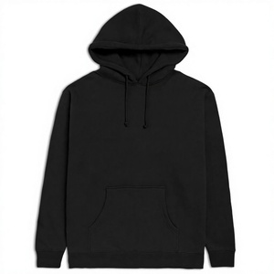 French Terry Cotton <b>Hoodie</b> Men Regular Fit Custom Front Print Casual Pullover Autumn <b>Lightweight</b> Breathable Sweatshirt Wholesale - Product Image 2