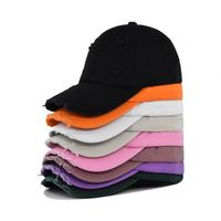 Gorra de béisbol deportiva Unisex de algodón lavado a color, gorra de papá, gorra de béisbol ajustable para camionero