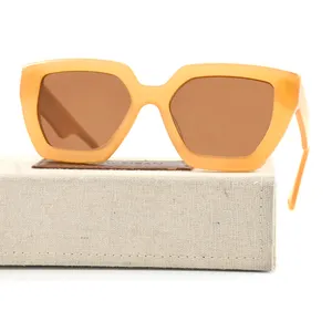 Óculos de sol feminino de acetato, feito à mão ls6039a