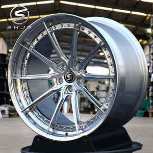 Jantes forgées chromées noires en 2 parties pour Aston Martin DB11 Jaguar F Type Lotus Emira <span class=keywords><strong>Alpine</strong></span> A110 19 20 21 pouces GT - Product Image 2
