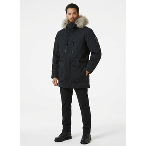 Chaqueta Cortavientos con Capucha Vintage para Hombre, Otoño Invierno, Ecológica, Impermeable, Resistente al Viento, Transpirable, Reversible, 100% Lona de Algodón - Product Image 1
