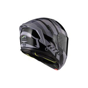 Cascos ASTONE con Garantía de Calidad, Accesorios Retro para Motocicleta, Casco Abatible ABS GRIS/NEGRO para Hombre - Product Image 3