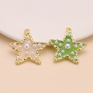 18K Gold Plated Star Charm Pendants Fashionable Brass <strong>Jewelry</strong> <strong>Supplies</strong> for Children Customizable Geometric Eagle Pattern <strong>Designs</strong> - Product Image 3