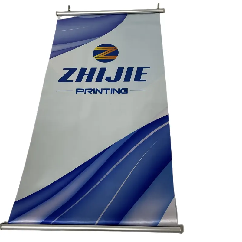 Großer Wärme sublimation druck hält Scrolling-Rolling-Banner für die Wand montage