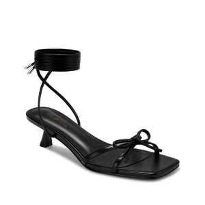 WETKISS <span class=keywords><strong>Sandali</strong></span> con Cinturini da <span class=keywords><strong>Donna</strong></span> Stile Francese, <span class=keywords><strong>Tacco</strong></span> Largo, Cinturino Incrociato, Estivi <span class=keywords><strong>Neri</strong></span> con Fiocco - Vendita all'Ingrosso - Product Image 1
