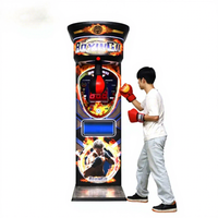 Machine de boxe à poinçon d'arcade personnalisée équipement de sport pour jeux électroniques dynamiques à jetons personnalisés pour les fans de sport