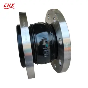 DN40-600 EPDM Flexible Rubber Joint Q235 Carbon Steel Flange Rubber Expansion Bellow Joint