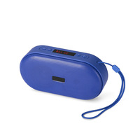 Haut-parleur portable d'extérieur mini radio avec écran LCD, Bluetooth, lecteur de musique FM, subwoofer, en plastique, bidirectionnel – Meilleure vente en Afrique