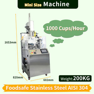 Machines à café remplissant la machine d'emballage ronde de dosette de café machine d'emballage à grande vitesse de café de bâton - Product Image 4