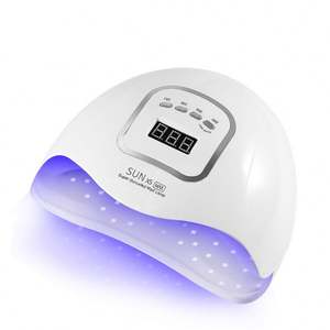 SUN X5 MAX 네일 드라이어 150W UV 젤 네일 경화 램프 스마트 센서 매니큐어 네일 건조 램프 없음 검은 손 광선 요법 기계 - Product Image 1