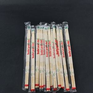 Personalizzabile usa e getta 24cm bacchette di bambù stoviglie naturali con Logo stampato posate per ristoranti alberghi confezionati OPP - Product Image 6