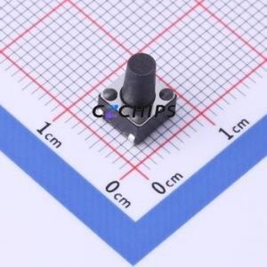 TS-1036U-A11B3-D2 Tactile Switch SMD-4P,6x6mm Switch Single Pole Single Throw Round Button 2.5N Vertical Mount - Product Image 1