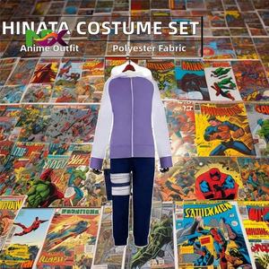 Costume de cosplay complet Hyuga <span class=keywords><strong>Hinata</strong></span> pour Halloween, carnaval, pour filles, personnage d'anime, haut et perruque, style de Noël - Product Image 2