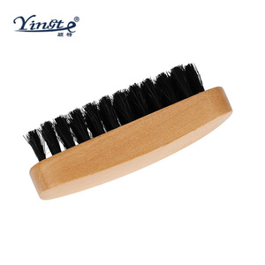 Yinste <b>Shoe</b> Brush Pig Hair <b>Soft</b> Bristle For Cleaning Stain Removal - Product Image 1