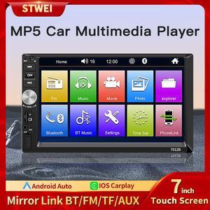 STWEI Car Multimedia MP5 7inch Full Screen Touch Radio Remote Control Bluetooth USB FM Playback Stereo Player Wired Phone Link - Product Image 4