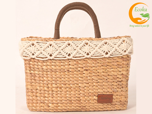 Vietnam New Fashion Design Woven Straw <b>Bags</b> <b>for</b> <b>Women</b> Custom Handbag Open Soft Eco-Friendly Lightweight <b>Beach</b> Handmade - Product Image 4