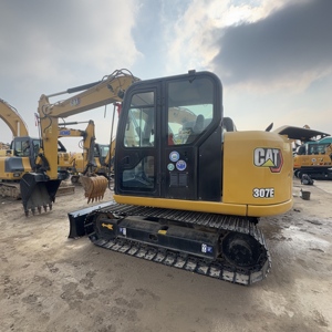 Excavatrice sur pneus Caterpillar 307D, équipement de terrassement d'occasion, excavatrice d'occasion pour le concassage à la marteau - Product Image 1