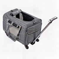 Portable Pet Rolling Carrier Safe Poignée télescopique Pet Travel Carrier Bag sur roues Pet Travel Carrier