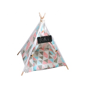 Tente tipi Portable et pliable pour animaux <span class=keywords><strong>de</strong></span> compagnie, idéale comme <span class=keywords><strong>lit</strong></span> <span class=keywords><strong>de</strong></span> couchage pour chiot ou chat, vente <span class=keywords><strong>en</strong></span> gros - Product Image 6