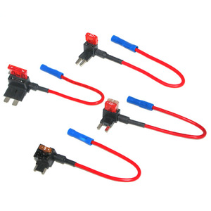 12V add-A-mạch cầu chì tap Kit 4 loại tiêu chuẩn mini micro2 cấu hình thấp cầu chì vòi 16awg 150mm trong dòng lưỡi 3A 5A 10A 15A cầu chì - Product Image 1