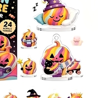 Calendrier de l'Avent d'Halloween : Boîte Cadeau Surprise – Compte à Rebours 24 Jours – Collection de Jouets – Idéal pour les Fêtes