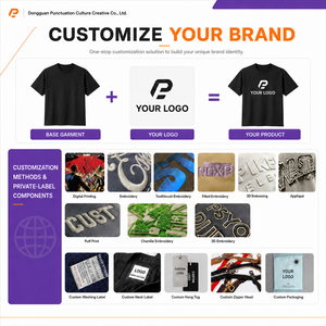 Camiseta de Alta Calidad Personalizada para Hombre, Estilo Urbano, Holgada, de <span class=keywords><strong>Manga</strong></span> Corta, Vintage, con Parches Bordados, Cierre de Cremallera y Pedrería - Product Image 5