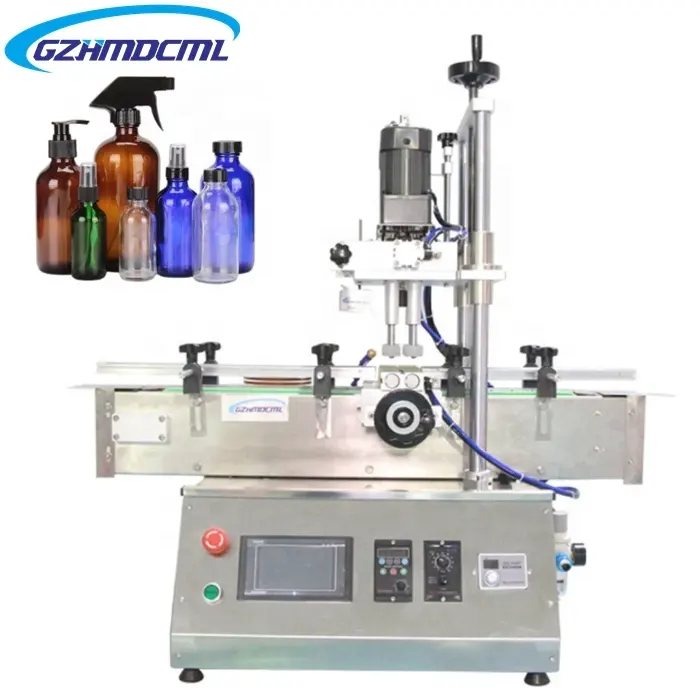Glass wine bottle Wide mouth rotary rinsing filling automatic capping machine for jar