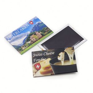 High Quality Tin Magnets Switzerland Interlaken Souvenir Gift Customizable Refrigerator Decoration <b>Fridge</b> Magnet - Product Image 2