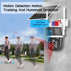 كاميرا لكسيل عالية الدقة بعدستين وثلاث شاشات تعمل بالطاقة الشمسية مع رؤية ليلية ملونة وكشف الحركة وبطاقة سيم 4G - Product Image 4