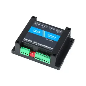 Módulo industrial Modbus IO con módulo de E/S RS485 con 4 relés Entrada de 4 interruptores compatible con protocolo ModbusRTU