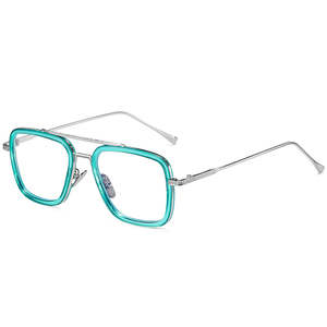 Nuovi Occhiali Unisex alla <span class=keywords><strong>Moda</strong></span> 2022 con Montatura Quadrata, Lenti Polarizzate Anti-Luce Blu in PC+Metallo, Adattabili a Lenti Graduate - Product Image 3
