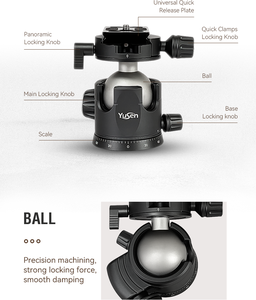 Trépied professionnel léger <span class=keywords><strong>en</strong></span> <span class=keywords><strong>carbone</strong></span> 360 appareil <span class=keywords><strong>photo</strong></span> télescopique trépied rotatif pour mobile - Product Image 6