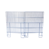 Grille en fil personnalisé poubelle carré en métal panier en fil métallique promotionnel pour le stockage