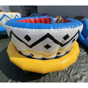 Flotteur gonflable pour lac ou piscine |   Jeu d'eau à <span class=keywords><strong>bascule</strong></span> rond amusant pour piscines et lacs - Product Image 1
