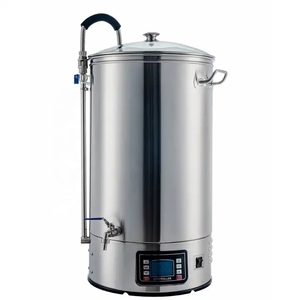 Máquina de Cerveza Artesanal, Equipo de Elaboración Casera Todo en Uno, Cubeta Pequeña para Hervir, Sacarificar y Fermentar - Product Image 1