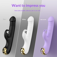 Sihande SHD-S522 Hasenförmiger Teleskopischer Automatischer Vibrator mit Schnellem Stoßen Elektrischer Dildo 59 DB Geräuschpegel für Frauen